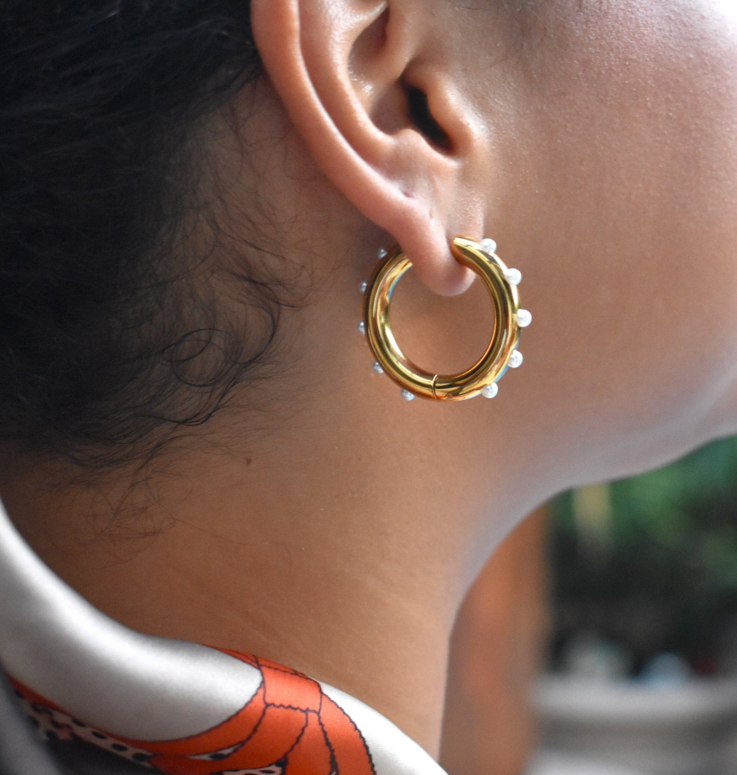 Argollas Perla